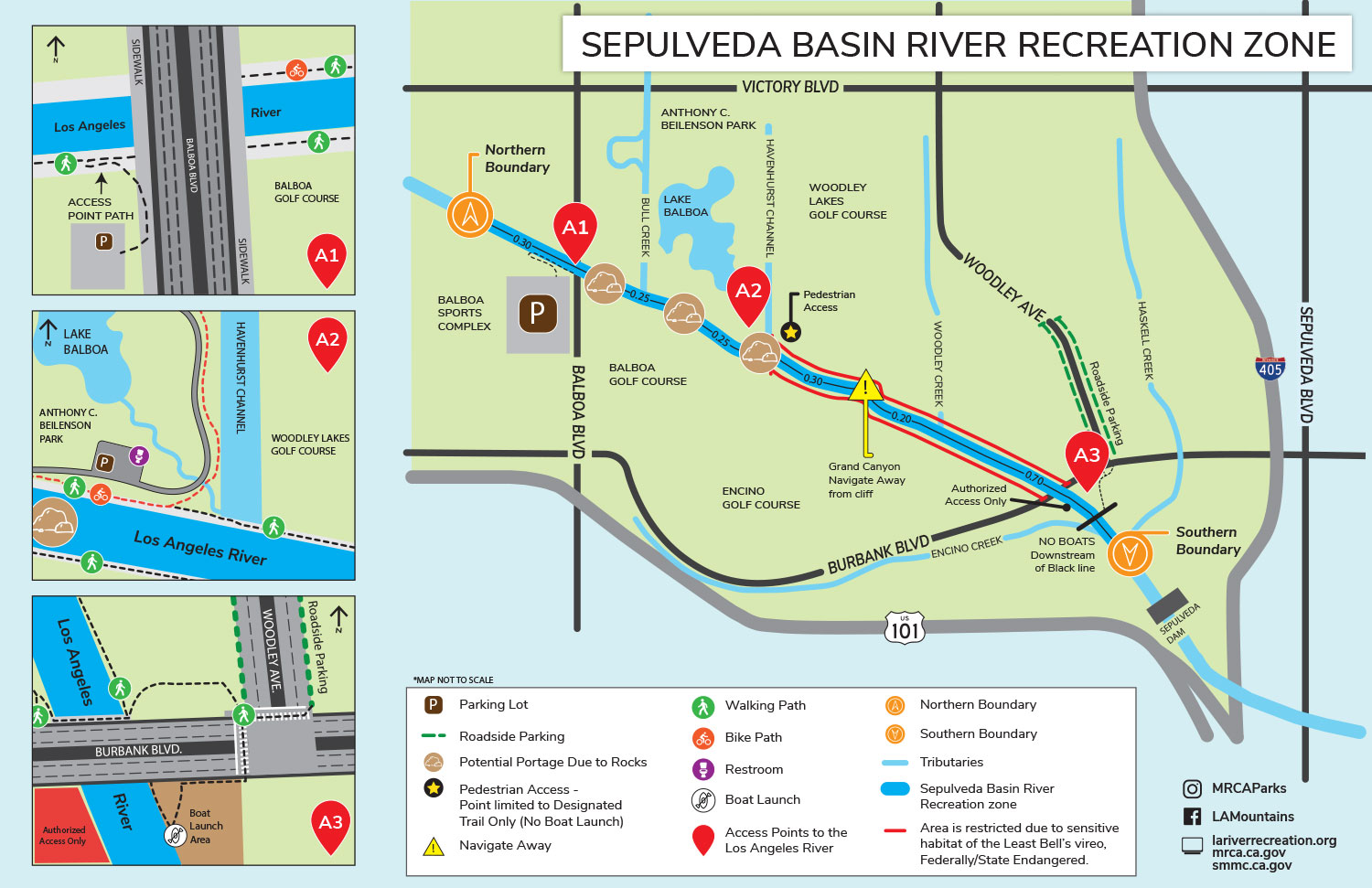 Sepulveda Basin River Recreation Zone